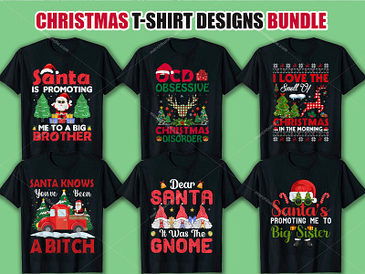 Christmas T Shirt Design Bundle branding christmas shirt christmas svg christmas t shirt christmas t shirt design clothes clothing design etsy fashion graphic design hoodie illustration merch by amazon print on demand t shirt design free typography shirt vector graphic