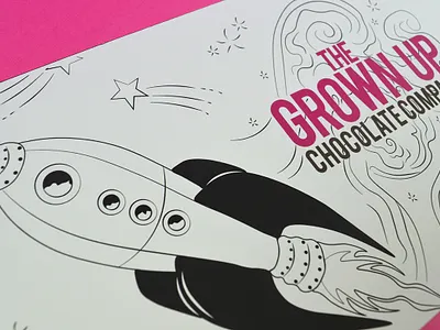 YCN Chocolate Packaging Illustration Space chocolate packaging creative packaging design graphic design illustration illustrative packaging packaging packaging design rocket space space illustration vector vector illustration