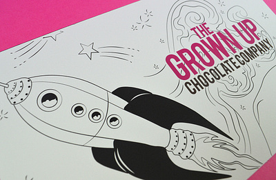 YCN Chocolate Packaging Illustration Space chocolate packaging creative packaging design graphic design illustration illustrative packaging packaging packaging design rocket space space illustration vector vector illustration