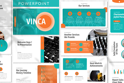 Vinca - Creative app branding design google slides illustration keynote landing landing page multipurpose pitch deck presentation purpose slides ui ui design ux ux design web web development website
