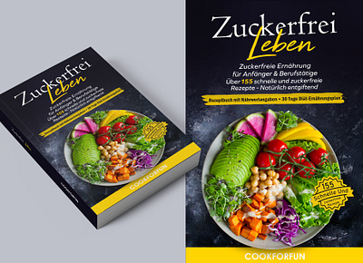 Cookbook Cover Design - Recipe book cover arfin arfinmehedi book book art book cover book cover design cook cookbook cookbook cover design cover cover design design ebookcover illustration kindle cover kindlecover paperback recipe recipe book cover ui