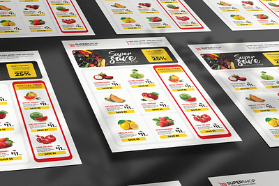 Supermarket & Grocery Flyer Promotion 3d advert appliances best buys big sale big sale flyer branding commerce discount flyer electronic flyer graphic design logo marketing motion graphics promotion promotion flyer sale flyer super shop flyer supermarket flyer ui