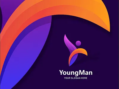 YOUNGMAN LOGO animation apparel branding clothing design graphic design icon identity illustration logo logos luxury modern monogram motion graphics simple typography ui