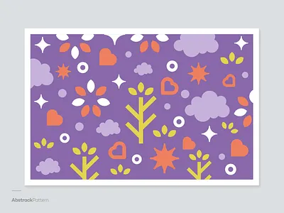 Abstract Multiple Elements Pattern abstrack creative forsale fullcolour graphic design illustration kids nature organic pattern simple unique vector