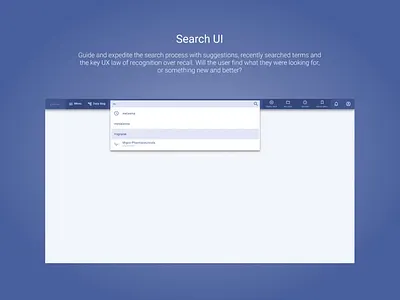 Search UI data product design saas saas design ui
