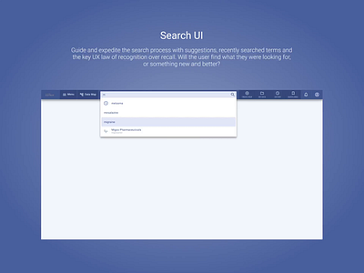 Search UI data product design saas saas design ui
