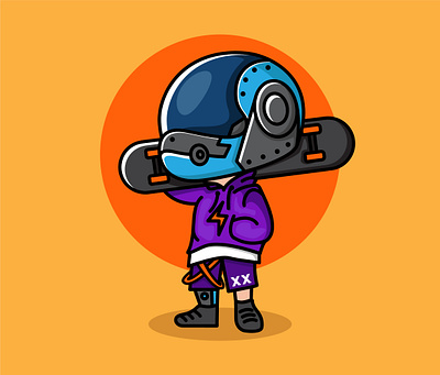 CyberPunk Chibi Character cartoon character crypto cyber cyberpunk draw etherium icon illustration mascot nft punk vector