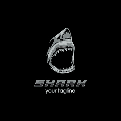 Shark Logo adobe illustrator branding coreldraw design illustration logo shark sharklogo ui vector whale