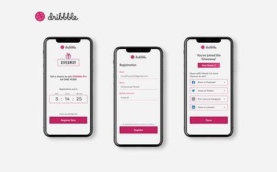 Daily UI #01 :: Sign Up app creative dailyui dribbble figma giveaway illustration mobile mobile app sign up ui ux