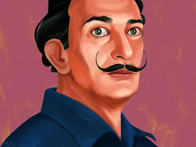 Dali dali design illustration modernism photoshop portrait art