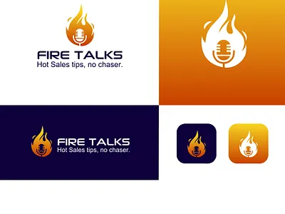Fire talks logo design branding creative logo fire logo fire talk logo graphic design logo logo branding logo art logo artist logo design logo designer logo expart logo inspiration logo maker podcast logo professional logo talk logo