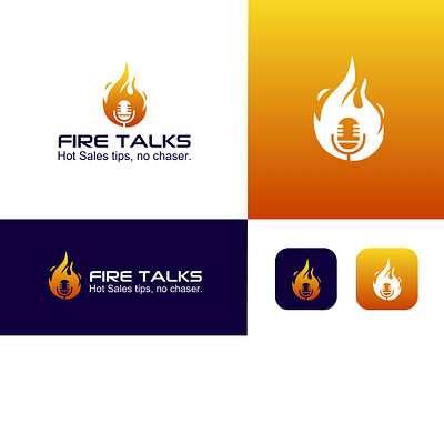 Fire talks logo design branding creative logo fire logo fire talk logo graphic design logo logo branding logo art logo artist logo design logo designer logo expart logo inspiration logo maker podcast logo professional logo talk logo