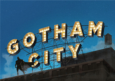 Rooftop Signage branding design illustration photoshop signage typography