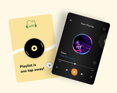 #DailyUI 009- Music app designchallenge graphic design illustration ui uplabs