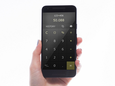 Calculator Dark Theme