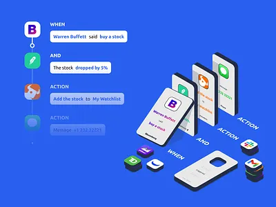 Robotic Process Automation (RPA) 3d figma illustration isometric