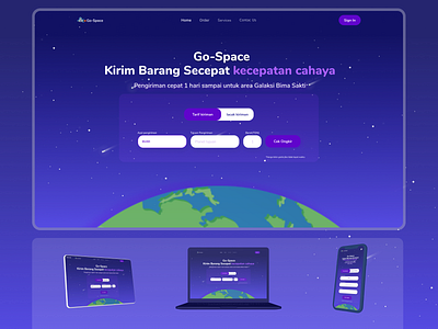 Shipping Landing page clean ui dashboard desain design figma landingpage shiping ui uiux webdesign