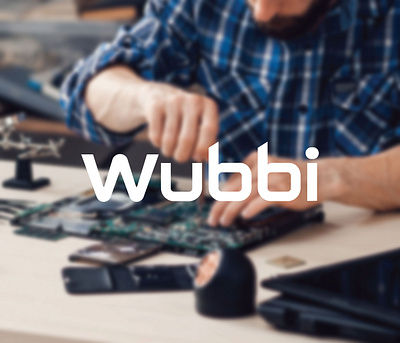 Electronic Refurbish Typography Logo Design & Branding brand identity design branding business card design design electronic id card design logo design logo template logo type minimal logo refurbish logo stationary design tech logo technology typography logo design wordmark logo design