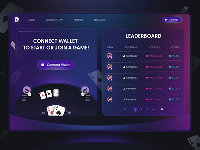 Web3 Card Game UI – NeonCards Concept | Home page design branding design graphic design landing page landing page design ui uxui web design website design