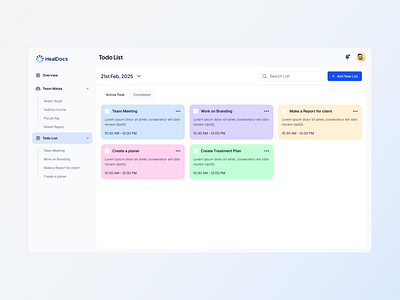 Todo List 2025 app clean health indian list modern product design product list simple time management todo todo list ui ux ux design visual web app website