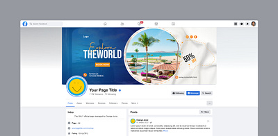 Travel Agency Facebook Cover Design adventure agency design explore facebook marketing social media marketing tour travel travel agency travel industry travel marketing visit world