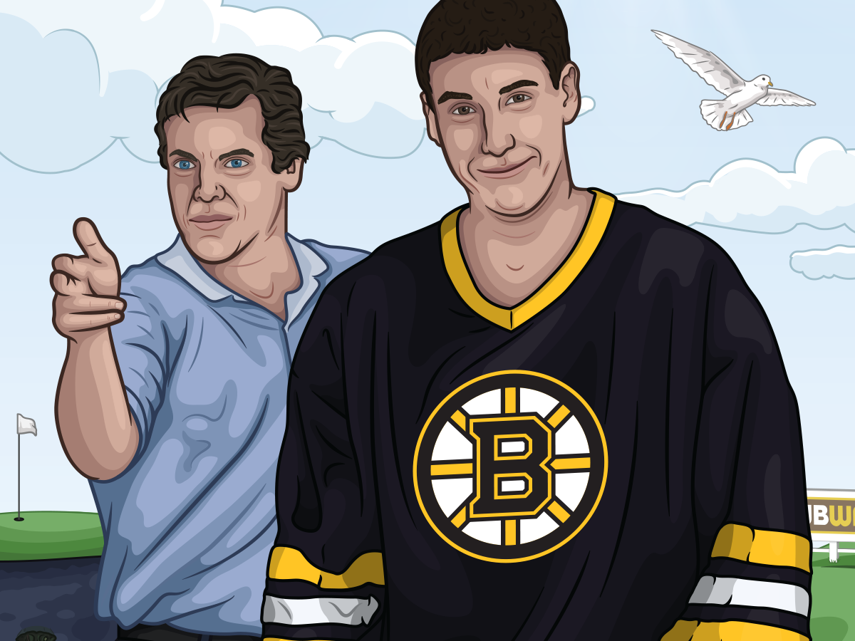 Happy Gilmore poster for Bigger Picture Show 2025 adam sandler alligator christopher mcdonald golf happy gilmore illustration movie portrait poster shooter mcgavin