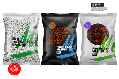 Plastic Bag Mockup design food illustration mock up mockup package packaging psd template ui