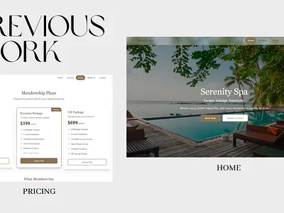 Previous Work branding graphic design logo ui