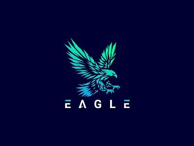 Eagle Logo branding design digital eagle logo digital hawk logo digital logo eagle eagle head eagle head logo eagle logo eagles eagles logo flying eagle game graphic design hawk hawk logo logo strong ux vector