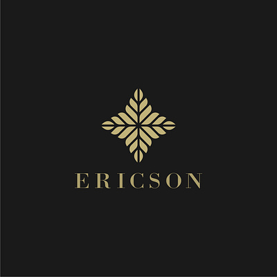 Elegant logo design | ERICSON branding brandmark elegant elegant logo logo logodesign logodesigner logomark luxury logo minimal minimal logo