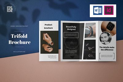 Product Trifold Brochure Template kahuna