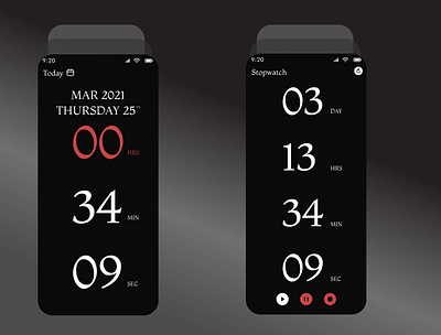 Calenda UI app design ui ux