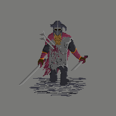 Viking Warrior 64x64 8bit 8bitart artwork design drawing game illustration pixel art viking warrior