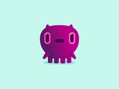 Boofus alien cartoon character design dribbble illustration mascot monster purple