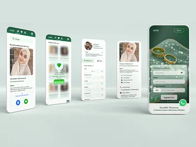 Bismillah Matrimony Web App app branding design islamic matrimony islamic wedding kerala matrimony matrimony matrimony app matrimony web app mobile ui muslim matrimony responsive web responsive web app ui uidesign ux web app wedding app wedding webapp