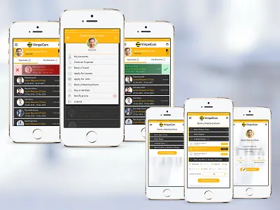 Vimplecom Mobile Application for employee - UX/UI Design app branding design employee graphic design icon illustration internal logo ui ux vector veon vimple vimplecom