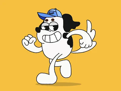 The Grinch after effects animation branding crazy dog illustration logo motion motion graphics run yellow