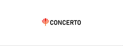 Concerto concerto logo microphone logo minimalistic logo desing podcast logo