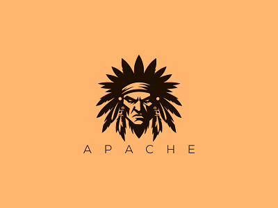 Apache Logo animal animal logo animals animals logo apache apache head apache head logo apache logo apache logo design apache vector apache vector logo branding design game graphic design logo logo design strong top apache logo vector