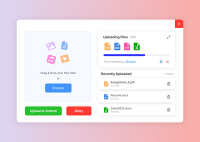 Daily UI 031 - File Upload