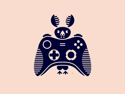 Gaming Bat bat controller design fall flat gaming halloween holiday illustration logo minimal vector wit xbox