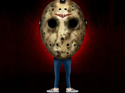 13th crypto cryptoart digitalart fridaythe13th halloween icon illustration jason mask nft nftart nftartist nftdrop vector