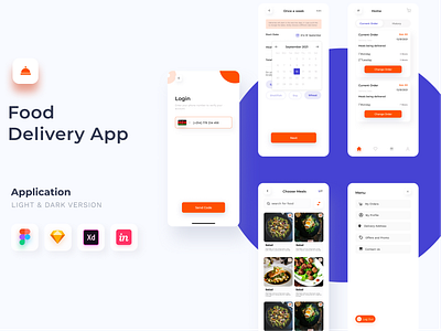 Food Delivery app clean delivery food mobile mobile app design ui uidesign