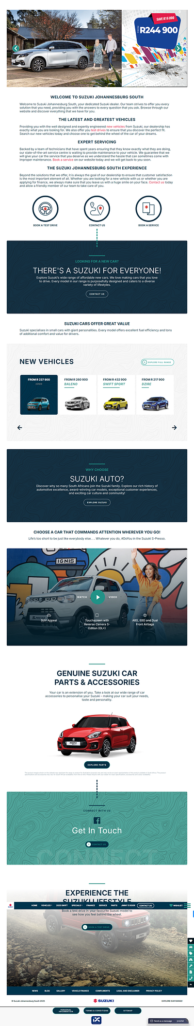 Website - Suzuki Dealership Template