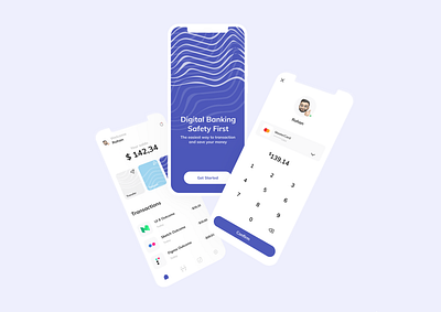 Digital Payment - Mobile App app branding design icon illustration typography ui ux