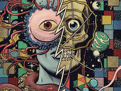 Suprassuma comics et ovni retro sci fi sci fi scifi skull space ufo vintage