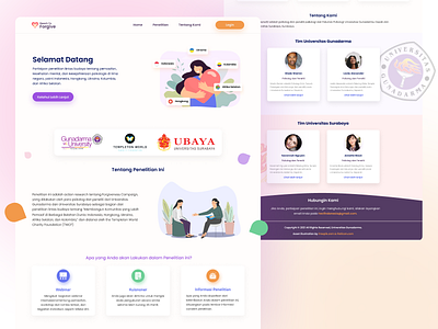 Web Reach to Forgive communication consult doctor forgive hosoita indonesian landing oage psycology reach survey ui ux web web design