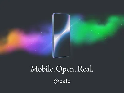 Mobile. Open. Real. artdirection branding creative cryptocurrency illustration