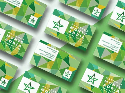 Polygonal Business Cards Design brand identity branding business card design graphic design logo minimal minimalist polygonal professional