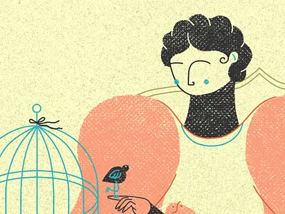 Personal interpretation of Tadeuz Makowski's piece art direction digital 2d illustration